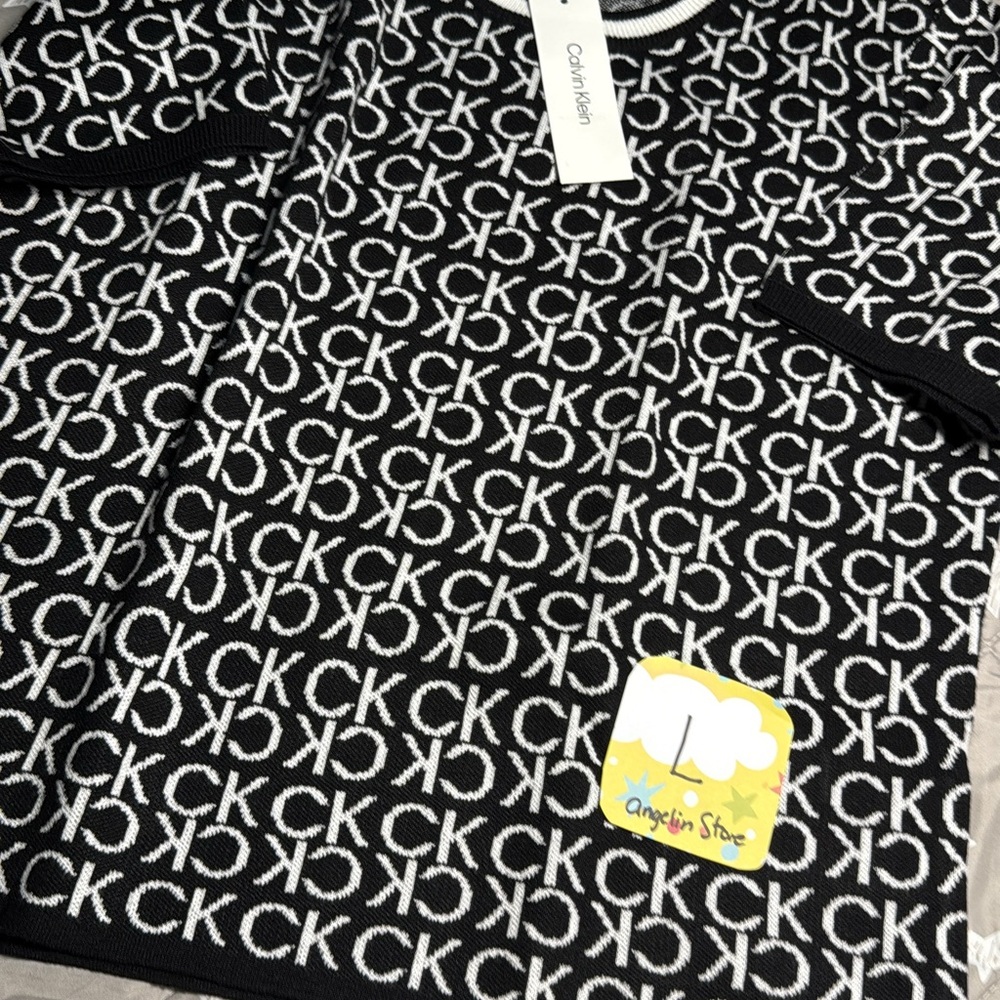 Calvin Klein Black and White Logo Vest